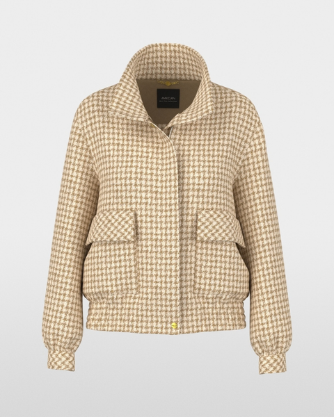 Marc Cain - Blouson Jacket with Houndstooth