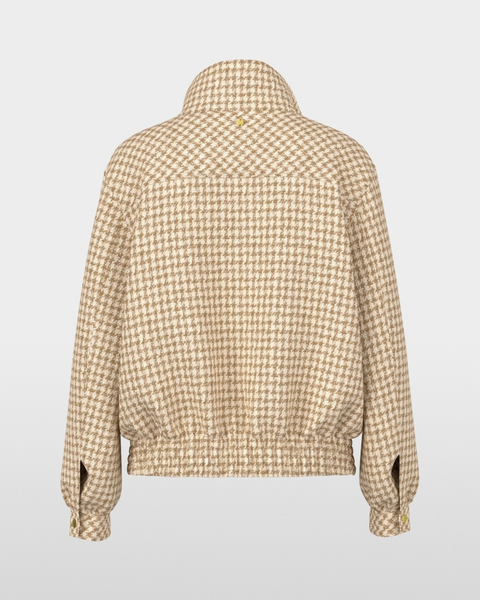 Marc Cain - Blouson Jacket with Houndstooth