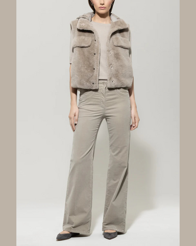 Luisa Cerano - Fur Look Gilet