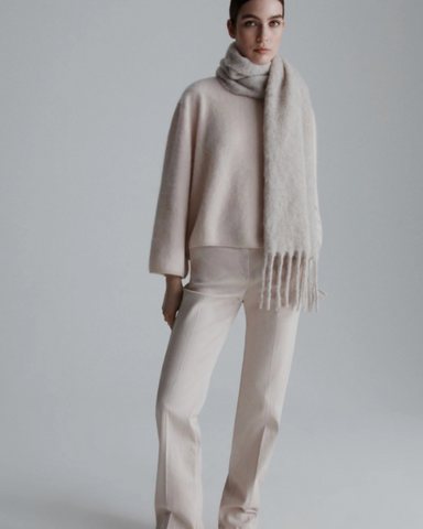 Marella - NANTI Cream Wide Sleeve Sweater