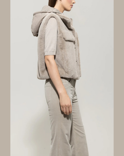 Luisa Cerano - Fur Look Gilet