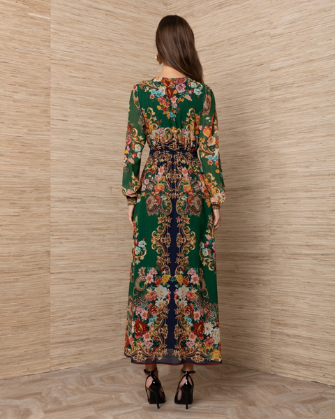 Hale Bob - Garden Green Printed Dress