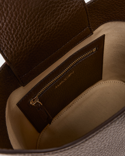 Marc Cain - Chocolate Faux Leather Handbag