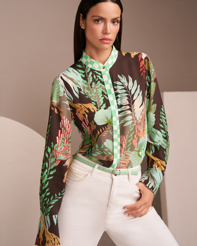 Marc Cain - Floral Print Blouse