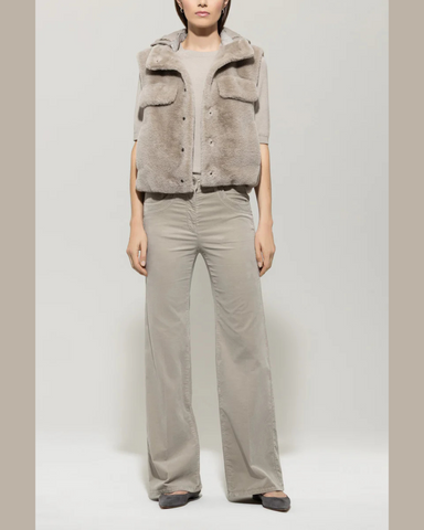 Luisa Cerano - Velvet Flared Trousers