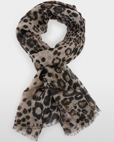 Marc Cain - Leopard Print Scarf