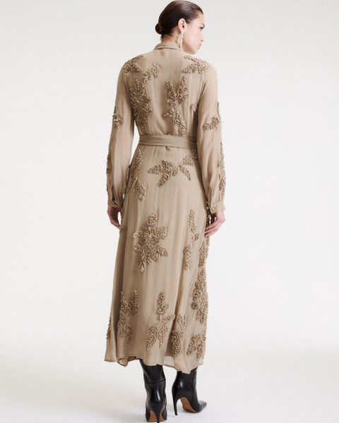 Marella - Chiffon Embroidered Dress