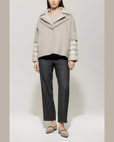 Luisa Cerano - Crop Cream Coat