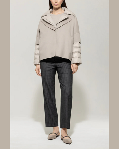 Luisa Cerano - Crop Cream Coat