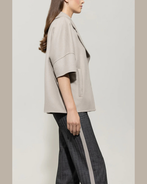 Luisa Cerano - Crop Cream Coat
