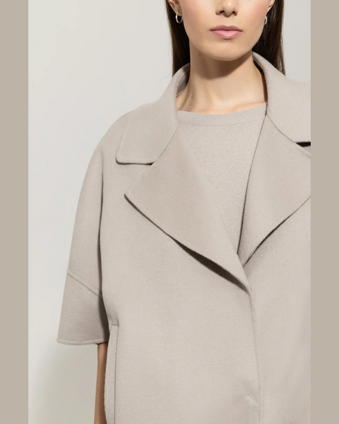 Luisa Cerano - Crop Cream Coat