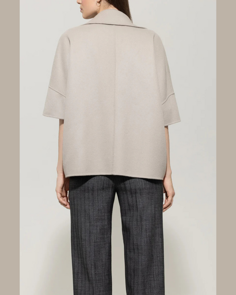 Luisa Cerano - Crop Cream Coat