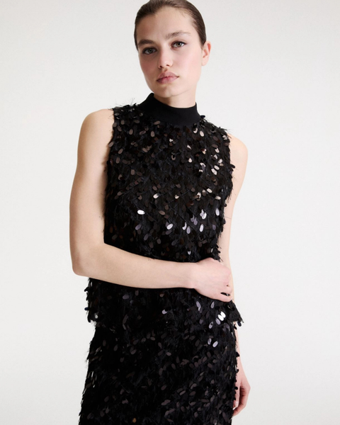 Marella - Sleeveless Sequin Top