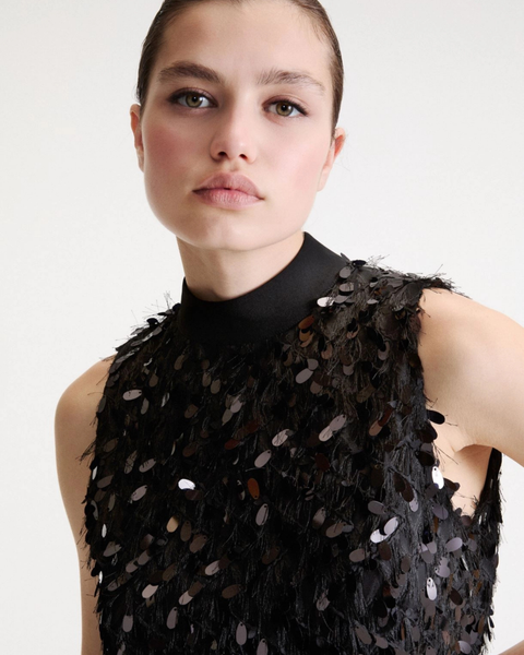 Marella - Sleeveless Sequin Top