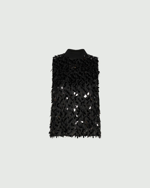 Marella - Sleeveless Sequin Top