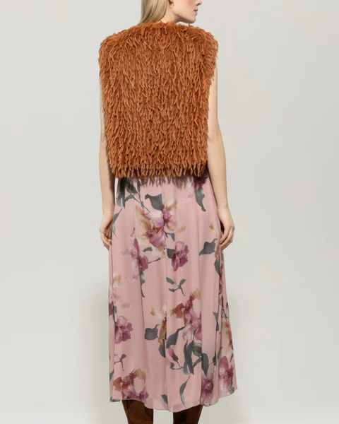Luisa Cerano - Fur Look Waistcoat