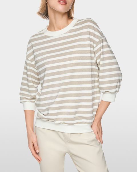 Marc Cain - Glittered Stripe Sweater
