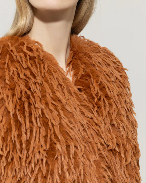 Luisa Cerano - Fur Look Waistcoat