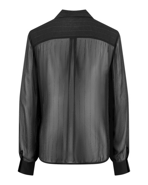 RIANI - Sheer Diamonte Blouse