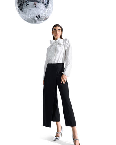 RIANI - Black Wrap Trousers