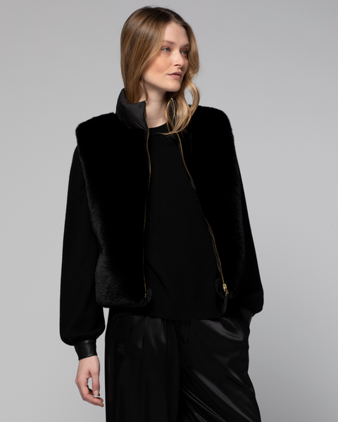 Max & Moi - Dualita Black Gilet
