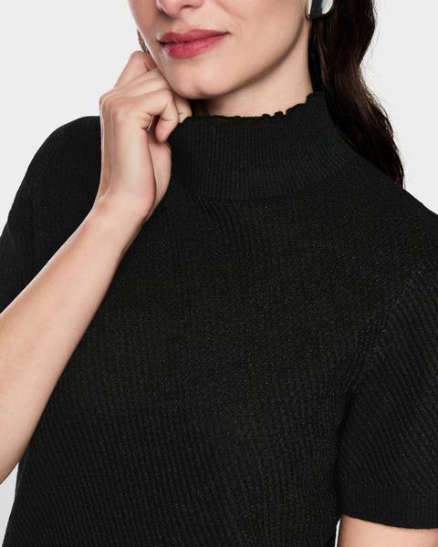 Marc Cain - Short Sleeve Lurex Knit