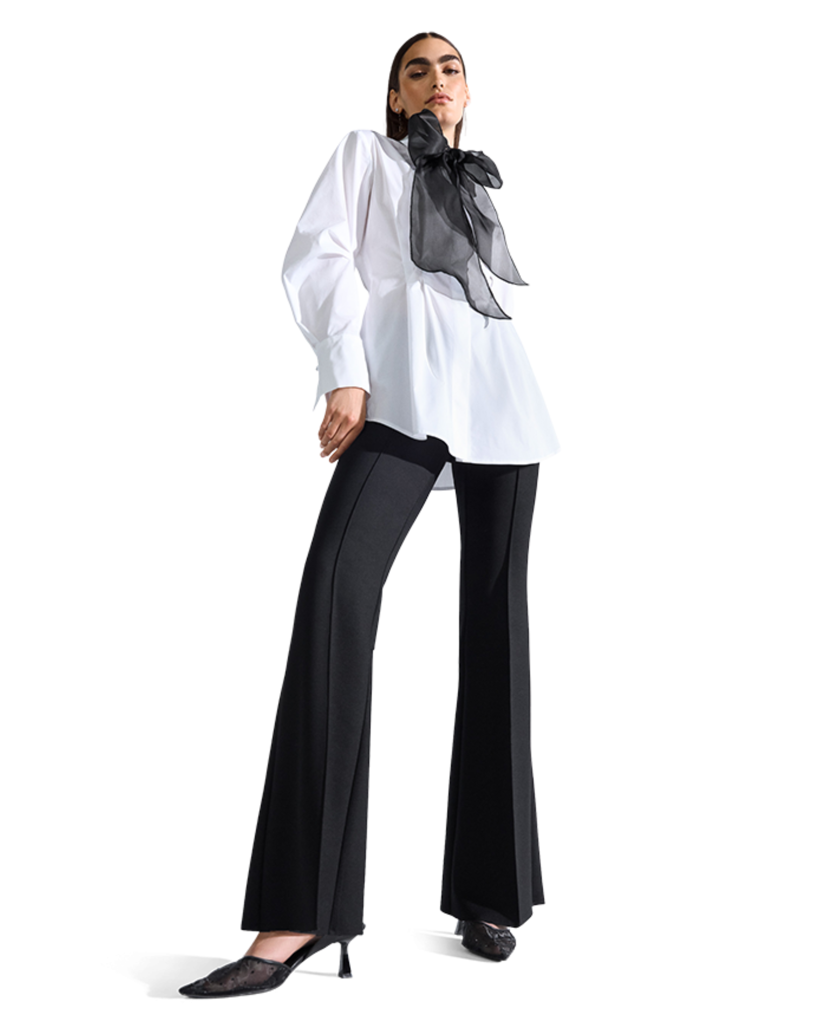 RIANI - Black Knit Trousers