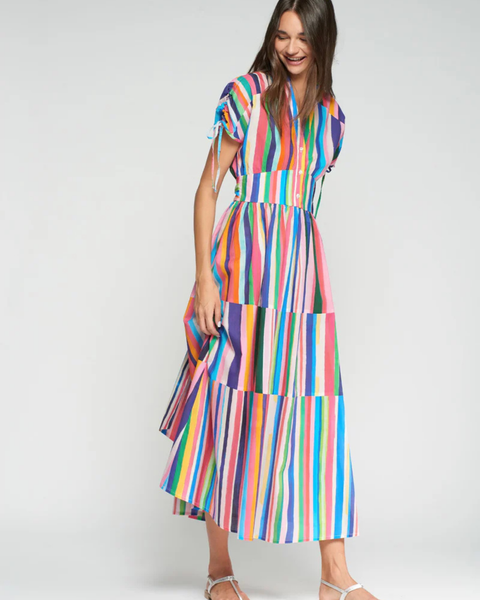 Vilagallo - Stripe Multicolour Dress