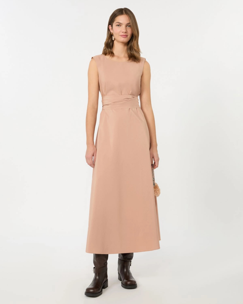 Weekend Max Mara - Flared Taffeta Pink Dress
