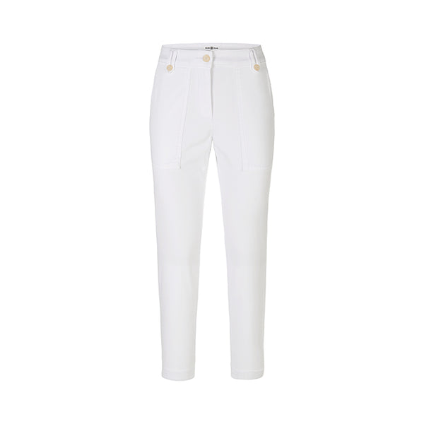 RIANI - White Cargo Style Trousers 393420-3404