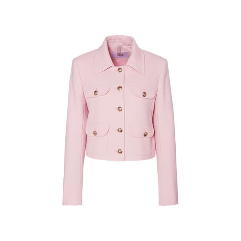 RIANI - Pink Jacket with Gold Buttons