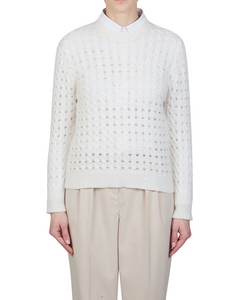 Purotatto - Open Knit Cream Sweater