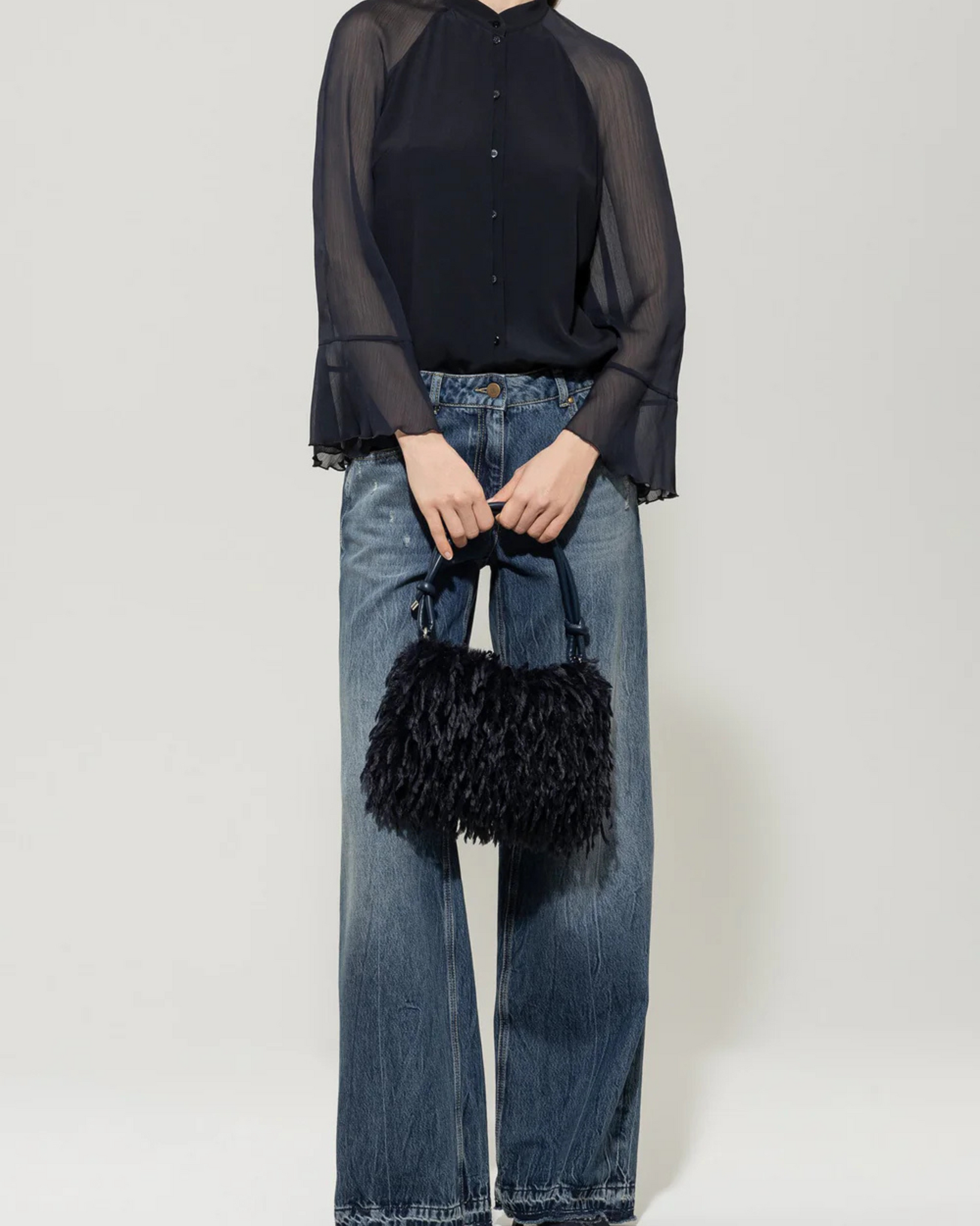 Luisa Cerano - Faux Fur Look Bag