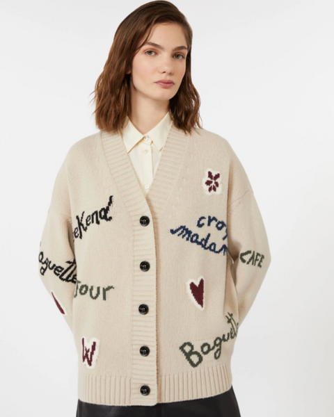 Weekend Max Mara - BELGIO Wool Oversized Cardigan