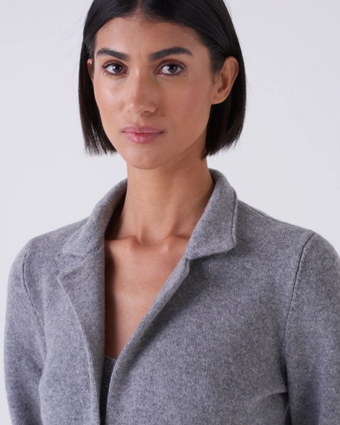 Amina Rubinacci - Grey Jacket with Sparkle Detail