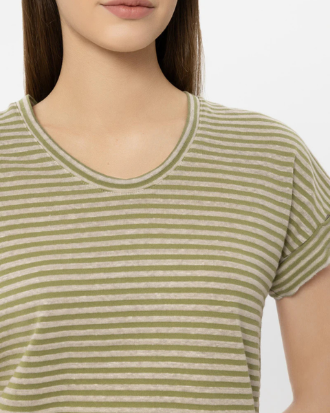 Luisa Cerano - Green Stripe Tee