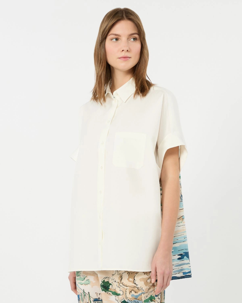 Weekend Max Mara - Printed Cotton and Silk Shirt