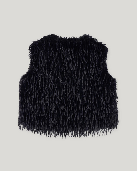 Luisa Cerano - Fur Look Waistcoat
