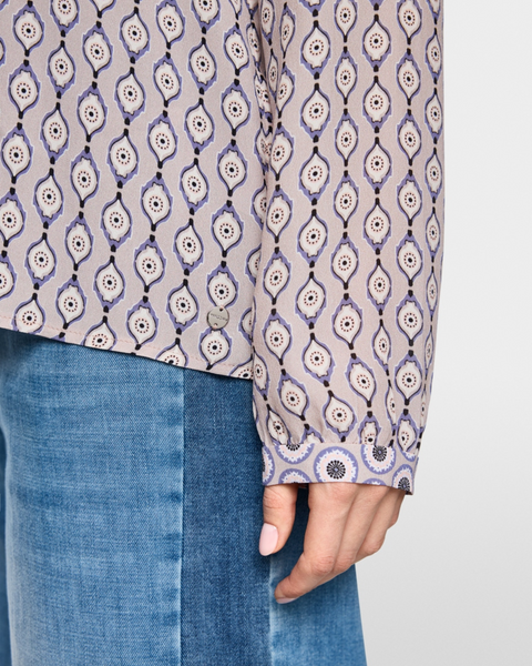 Marc Cain - Printed Flounce Blouse