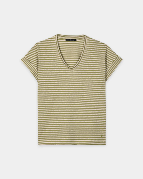 Luisa Cerano - Green Stripe Tee