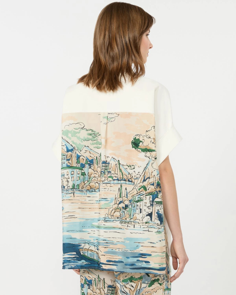 Weekend Max Mara - Printed Cotton and Silk Shirt