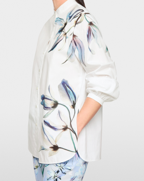 Marc Cain - Blouse with Lily Print