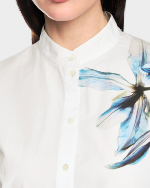 Marc Cain - Blouse with Lily Print