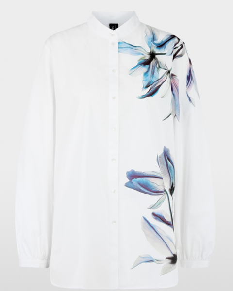 Marc Cain - Blouse with Lily Print