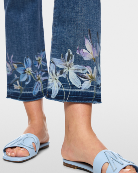 Marc Cain - Jeans with Lily Print