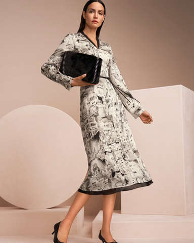 Marc Cain - City Print Midi Print