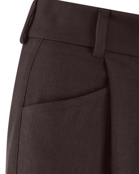 RIANI - Cacao Wide Leg Trousers