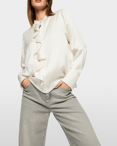 Marc Cain - Silk Frill Blouse