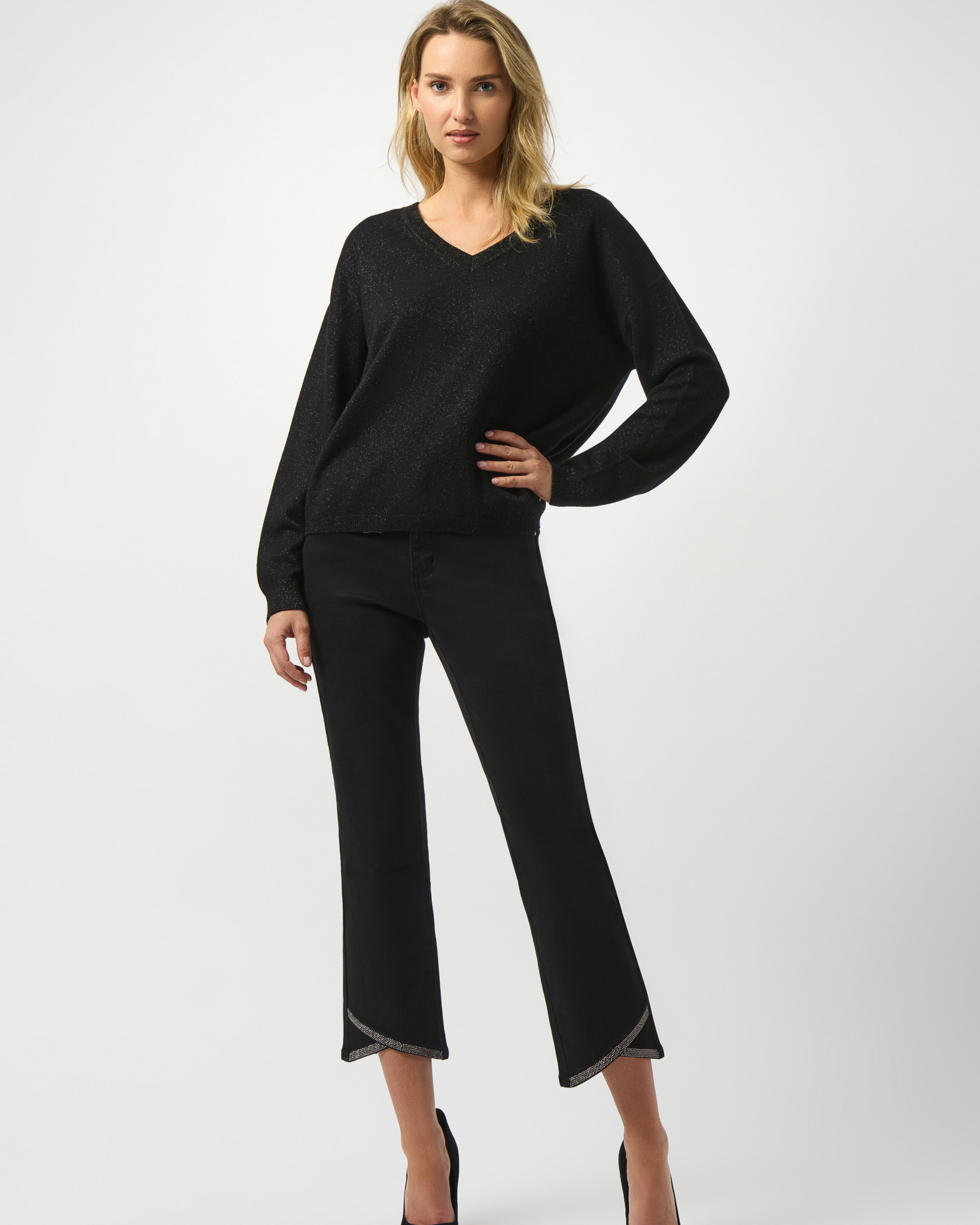 Joseph Ribkoff - Black Sparkle Sweater