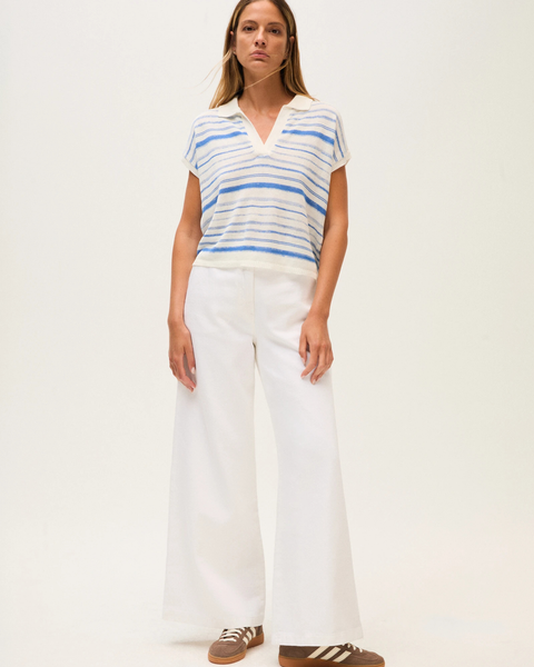 Rosso35 - Striped Cotton Sweater